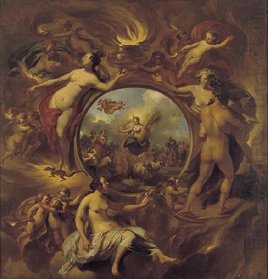 Nicolaes Pietersz. Berchem Allegory of Summer. oil painting picture